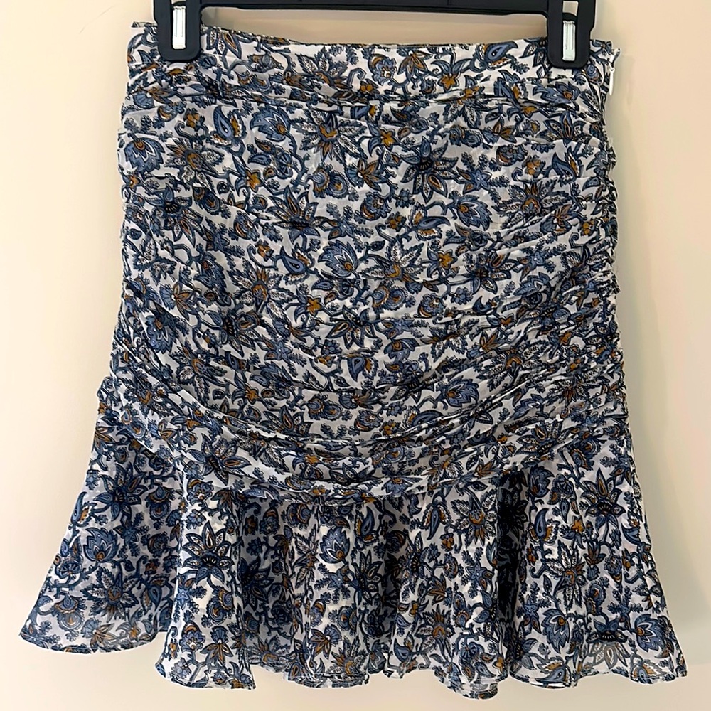 Veronica Beard Black and White Bubble Mini Skirt
